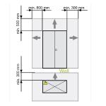 Žāvēšanas skapji ar divām durvīm, taisnstūrveida forma, norādīti izmēri un uzstādīšanas prasības.